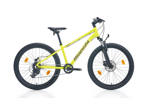 BIANCHI XR24 24 JANT 330H 8A SHIMANO 8S YELLOW FLUO-SILVR GRPHIT