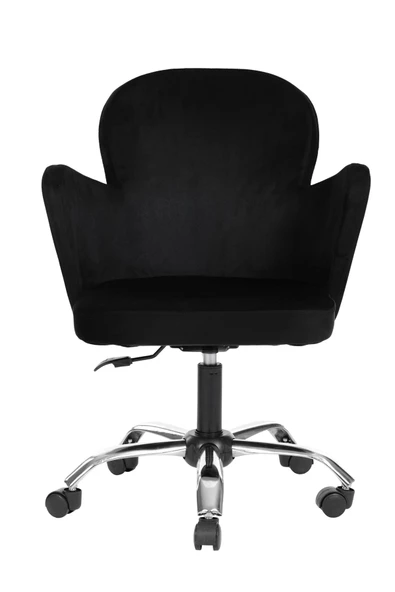 markadizayn Krom Metal Ayaklı Ofis Çocuk Odası Çalışma Sandalyesi (AYARLANABİLİR) KELEBEK