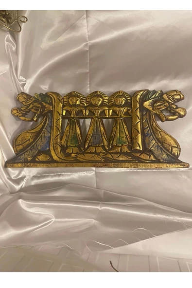 Duvar Panosu Ejderhalı Ahşap Gold - Resim 4