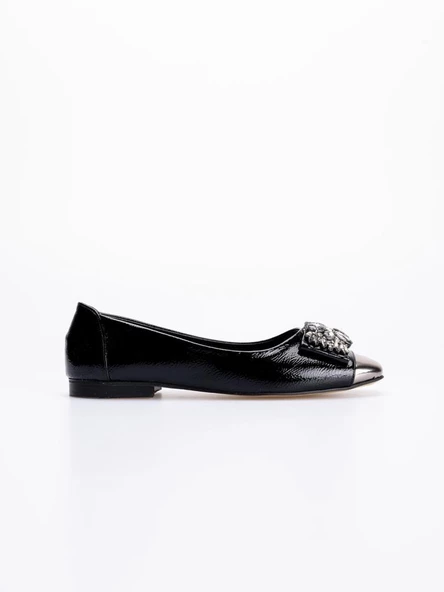 Papuçcity Stll 02968 Ortopedik Kadın Taşlı Babet - 4