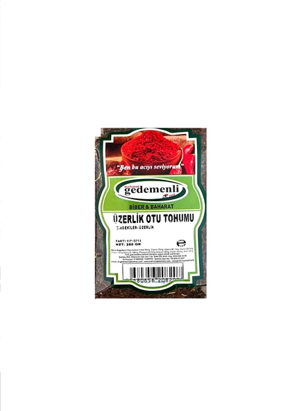 ÜZERLİK OTU TOHUMU 250 GR ürün görseli