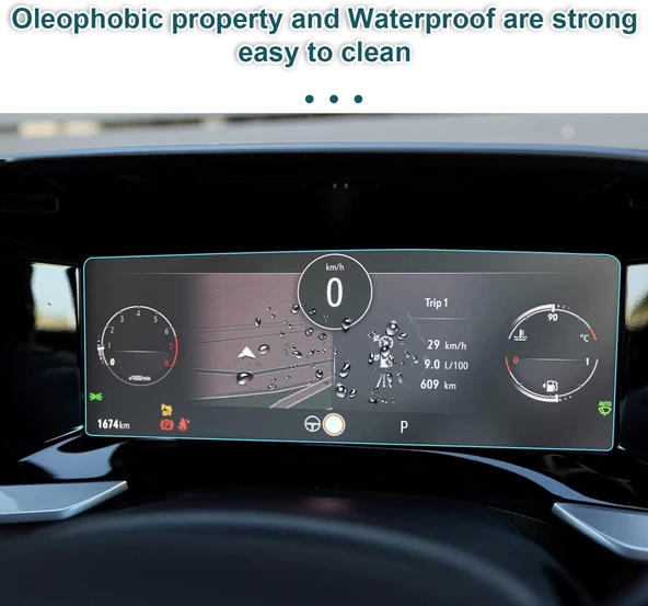 Opel Mokka Ultimate 12 Inç Dijital Gösterge Uyumlu 9H Nano Ekran Koruyucu 2021 - 2024 - 2