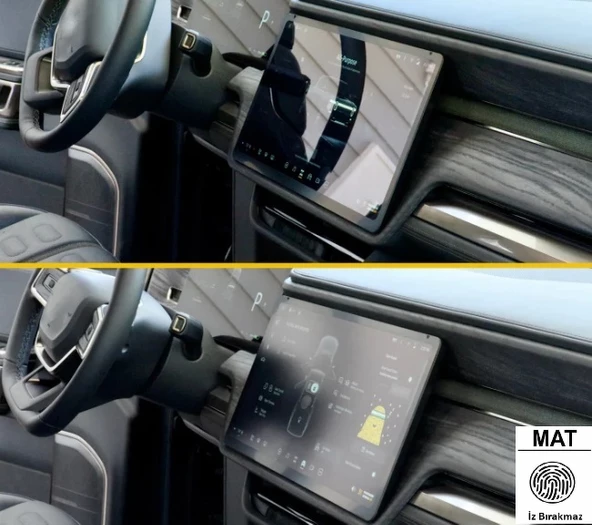 Chery OMODA 5 MAT Ekran Koruyucu Gösterge ve Bilgi Ekranı 9H Nano Koruyucu - Resim 3