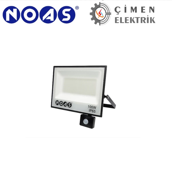 NOAS YL70 0100 S 100W Sensörlü Led Projektör 6400K Beyaz Işık