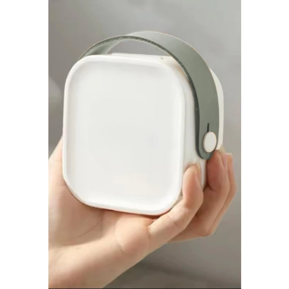 Piev House By House Çanta İçi Aynalı Mini Makyaj Takı Kutusu Beyaz - 3