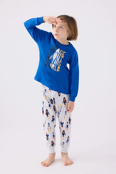 Rolypoly 3442 Erkek Çocuk Pijama Takımı
