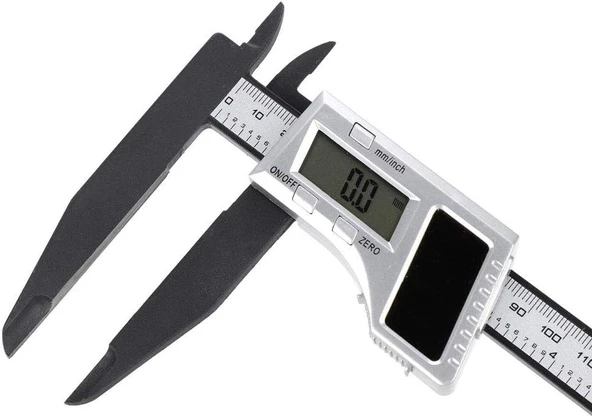 Carbon Fiber Dijital Kumpas 0-150mm Lcd Ekran Kumpas Pilli Kumpas - 6