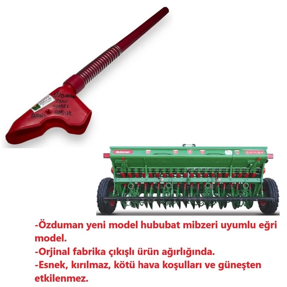 Özduman Hububat Mibzer Gübre ve Tohum Takım Eğri Yeni Model-6 Adet - 2