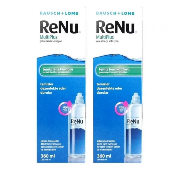 Renu Multiplus Çok Amaçlı Lens Solüsyonu 360ml | 2'li Paket