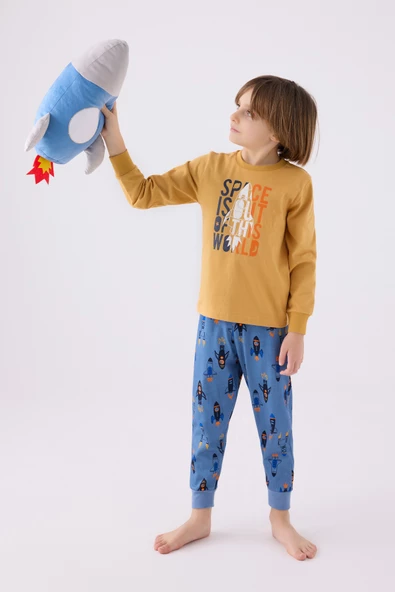Rolypoly 3442 Erkek Çocuk Pijama Takımı - 3