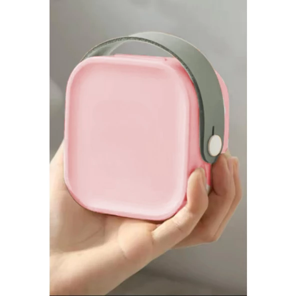 Piev House By House Çanta İçi Aynalı Mini Makyaj Takı Kutusu Pudra - 3