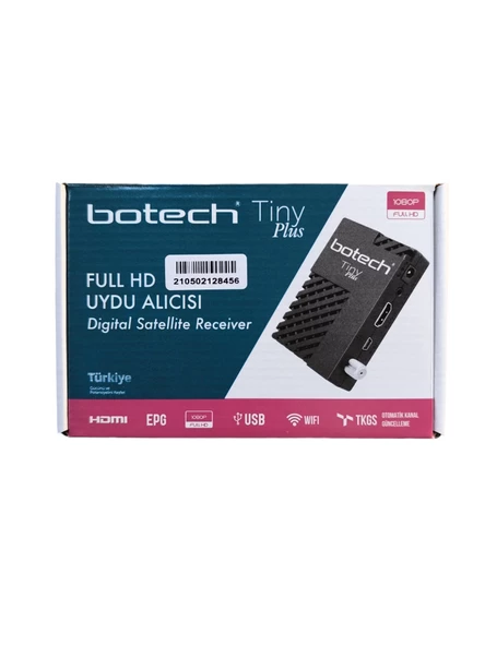 BOTECH TİNY PLUS  FULL HD MİNİ UYDU ALICISI