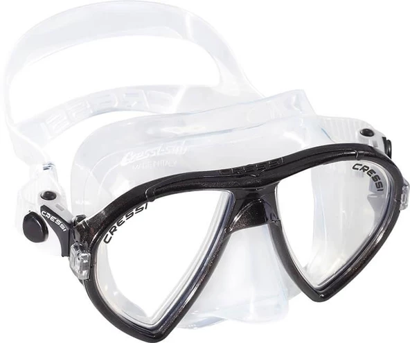 Cressi Ocean Dalış Maskesi CLEAR-FRAME BLACK