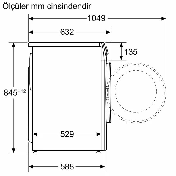 Bosch Wga244z1tr 1400 Devir 9 Kg Çamaşır Makinesi - 8