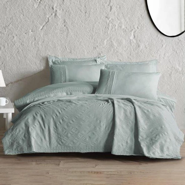 Özdilek Çift Kişilik Gelin Seti Pikeli Tiara - 4