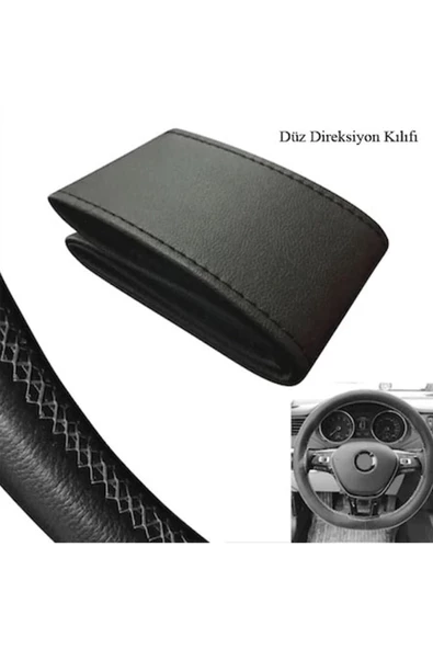 1araba1ev 1araba1ev Mitsubishi L300 Otomobil Deri Dikmeli Direksiyon Kılıfı Oto Direksiyon Kılıfı - 3