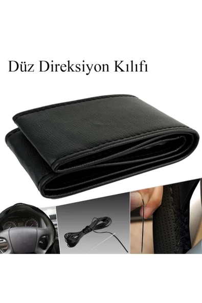 1araba1ev 1araba1ev Opel Otomobil Deri Dikmeli Direksiyon Kılıfı Oto Direksiyon Kılıfı - Resim 2
