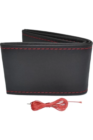 AYAZGURUP AYAZGURUP Tofaş Doğan Uyumlu  Dikmeli Direksiyon Kılıfı Siyah Düz ürün görseli 1