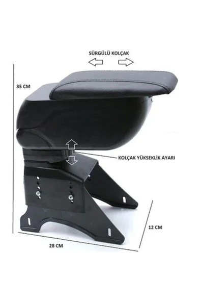 İtibar İtibar Üniversal Sürgülü Kolçak Siyah - 7