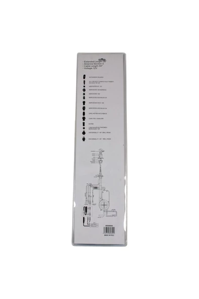 Carub Carub Otomatik Anten Nikel 12 Parça Vakumlu Br0080602 - 2