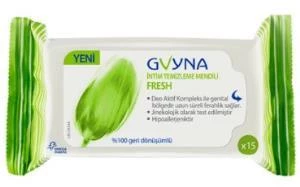 Gvyna İntim Temizleme Mendili 15 Adet | Fresh