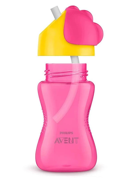 Philips Avent SCF798/02 Damlatmaz Pipetli Bardak 300 ml Pembe - 4