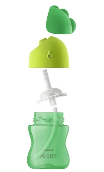 Philips Avent SCF798/01 Damlatmaz Pipetli Bardak 300 ml Yeşil - 4