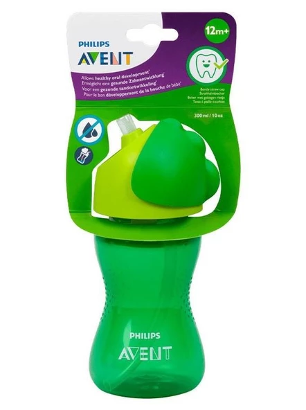 Philips Avent Pipetli Bardak 300ml | 12 Ay Üzeri, Yeşil