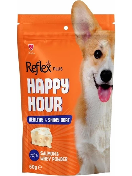 Reflex Happy Hour Sağlık ve Parlak Tüyler Için Destekleyici Köpek Ödülü 60 G