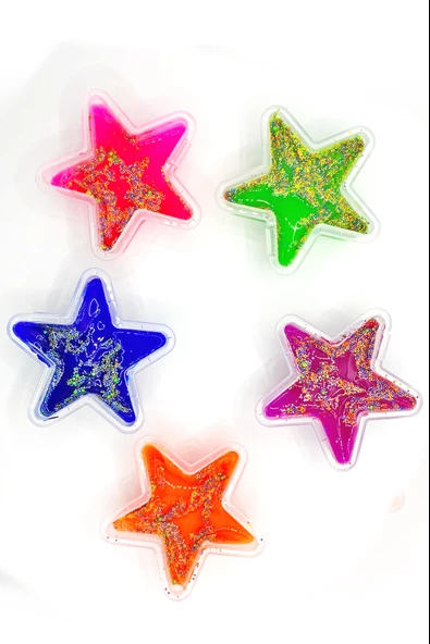 Yıldız Slime Oyun Jeli Ele Yapışmaz Eğitici Oyun Seti - 2 Adet - Resim 3