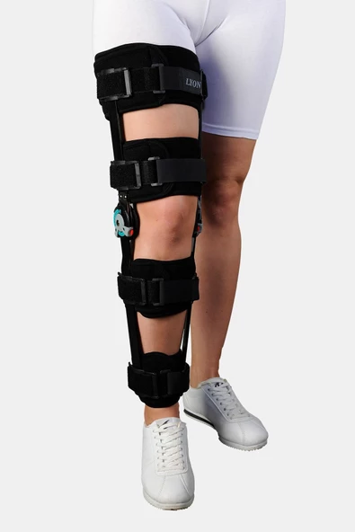 LYON Açı Ayarlı Dizlik Ayarlanabilir Diz Ortezi 55cm - 1