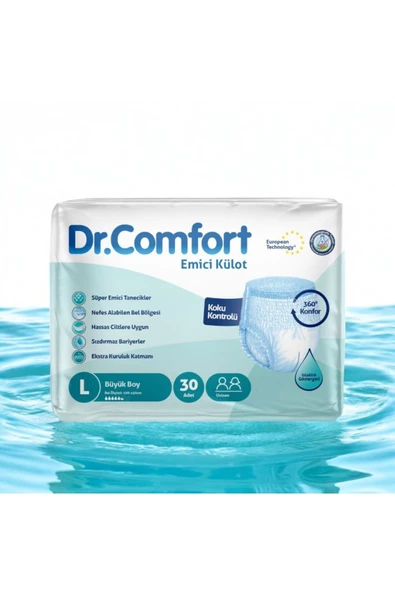 DR.COMFORT Dr Comfort Kulotlu Hasta Bezı 30lu Large