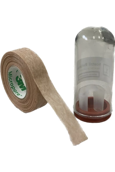 PARS Nostril Retainer No:4 (BURUN DELİĞİ ŞEKİLLENDİRİCİ) Burun Bandı Hediyeli Topuk Silikon Hediye - 3