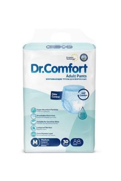 DR.COMFORT Emici Külot M Beden 30 Adet