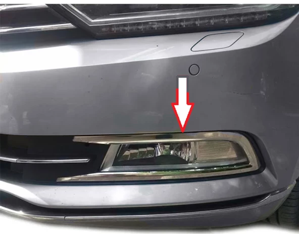 Passat B8 Sis Far Çerçevesi Krom 2 Parça SD - SW 2015-2019 Arası Modeller İçin - 2