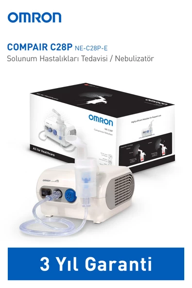 OMRON C28P, Hızlı Tedavi Süresi Sunan, Dayanıklı Nebulizatör