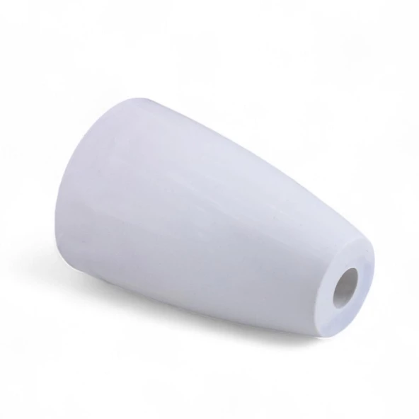 Oval Plastik Ayak 12 cm Mobilya Yükseltici Sehpa Kanepe TV Ünitesi Koltuk Ayağı Baza Ayakları Beyaz - Resim 3