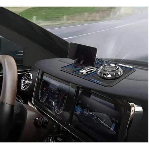 Torpido Üstü Numaratörlü Telefon Tutucu Kaydırmaz Mat - Resim 4