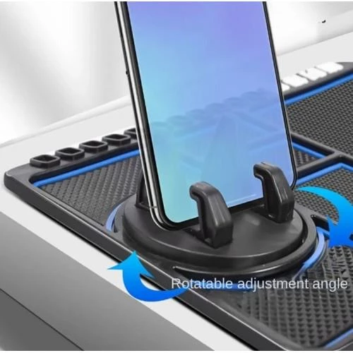 Torpido Üstü Numaratörlü Telefon Tutucu Kaydırmaz Mat - Resim 5