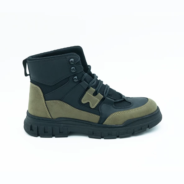 +7 cm Boy Uzatan Gizli Topuklu Army Tarz Bilek Boy Erkek Bot - 5