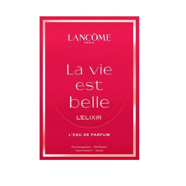 Lancome La Vie Est Belle L'Elixir EDP 50 ml Refillable Kadın Parfümü - Resim 2