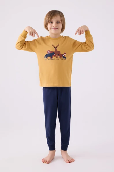 Rolypoly 3452 Erkek Çocuk Pijama Takımı