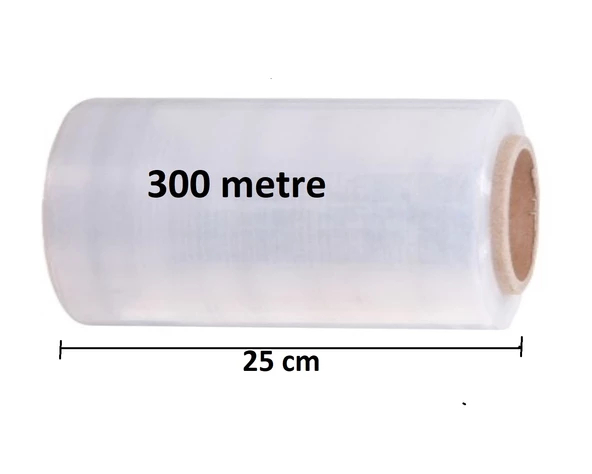 Palet Dilimli Streç 25 CM 17 Mic.  1000Gr / 300mt. Şeffaf 4 Adet - 2