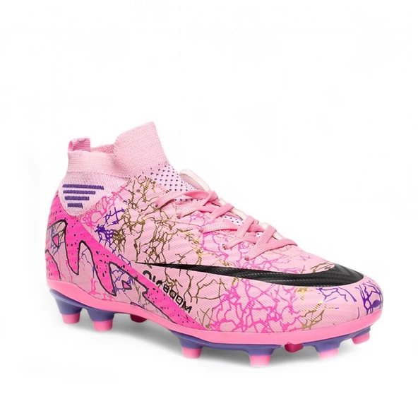 Albishoes AirBoom Super Mercury Çoraplı Bilekli Çocuk Erkek Halısaha Krampon Futbol Ayakkabı(31-45) - 2
