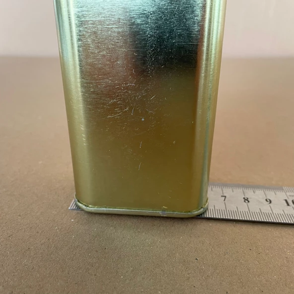 0,175 Lt Baskısız Yağ Tenekesi ,  175 cc Kapaklı Yağ Tenekesi x  3 Adet - Resim 4