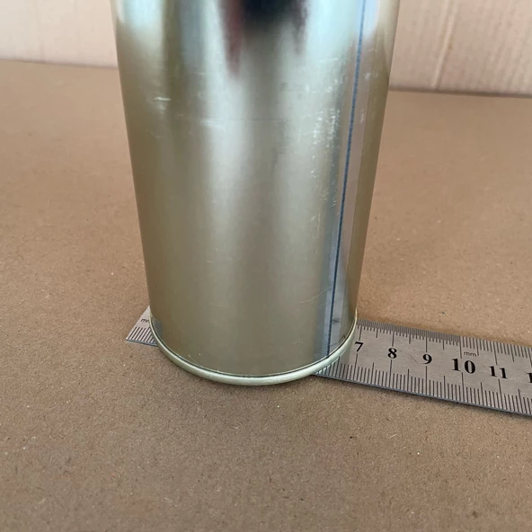 0,75 LT Baskısız Boş Yağ Tenekesi ,  750 Cc Kapaklı Zeytinyağ Tenekesi x 3 Adet - Resim 2