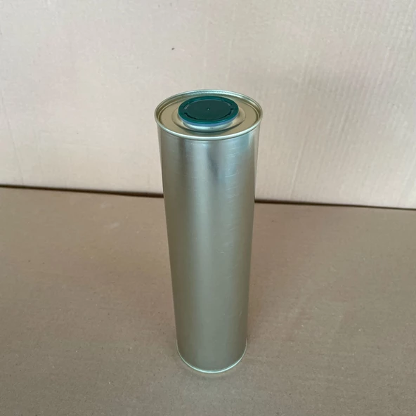 0,75 LT Baskısız Boş Yağ Tenekesi ,  750 Cc Kapaklı Zeytinyağ Tenekesi x 3 Adet ürün görseli