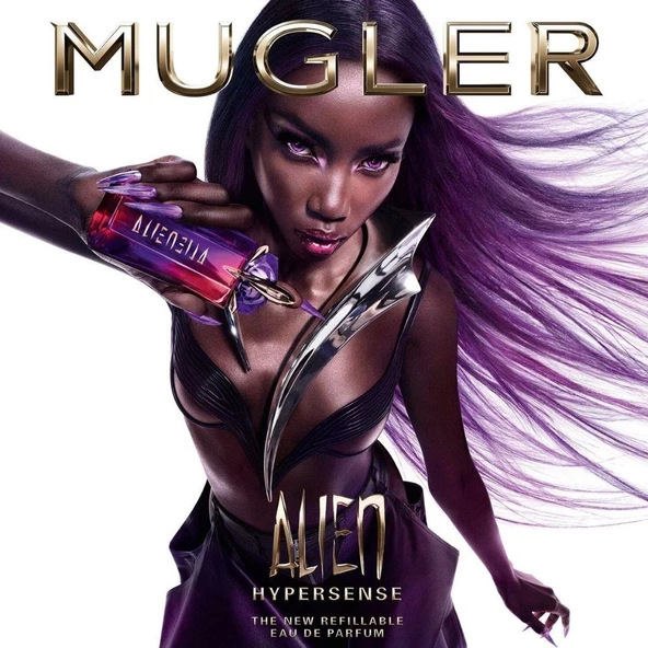 Thierry Mugler Alien Hypersense EDP 90 ml Refillable Kadın Parfümü - Resim 8
