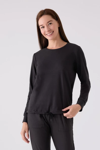 Pierre Cardin 8925 Embroidered Kadın Uzun Kol Pijama Takım - 3