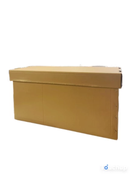 Kolix 10 Adet Arşiv Kutusu Arşiv Kolisi Dosya Kutusu Klasör Kutusu Zımbalı Dosya Kutusu Karton Koli 78x39x31cm - 5